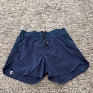 Performance Navy Blue Men's Athletic Shorts